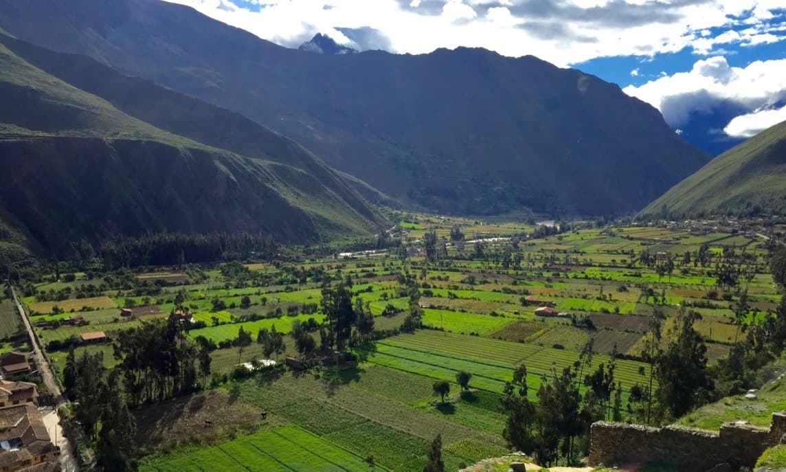 Il villaggio di Ollantaytambo